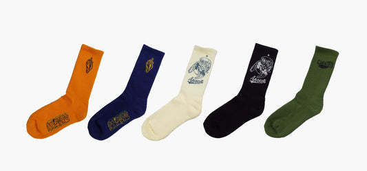 Gokuraku Socks four-colour